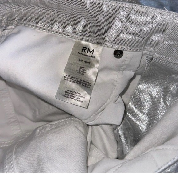 Rebecca Minkoff Metallic Jeans - Picture 5 of 9